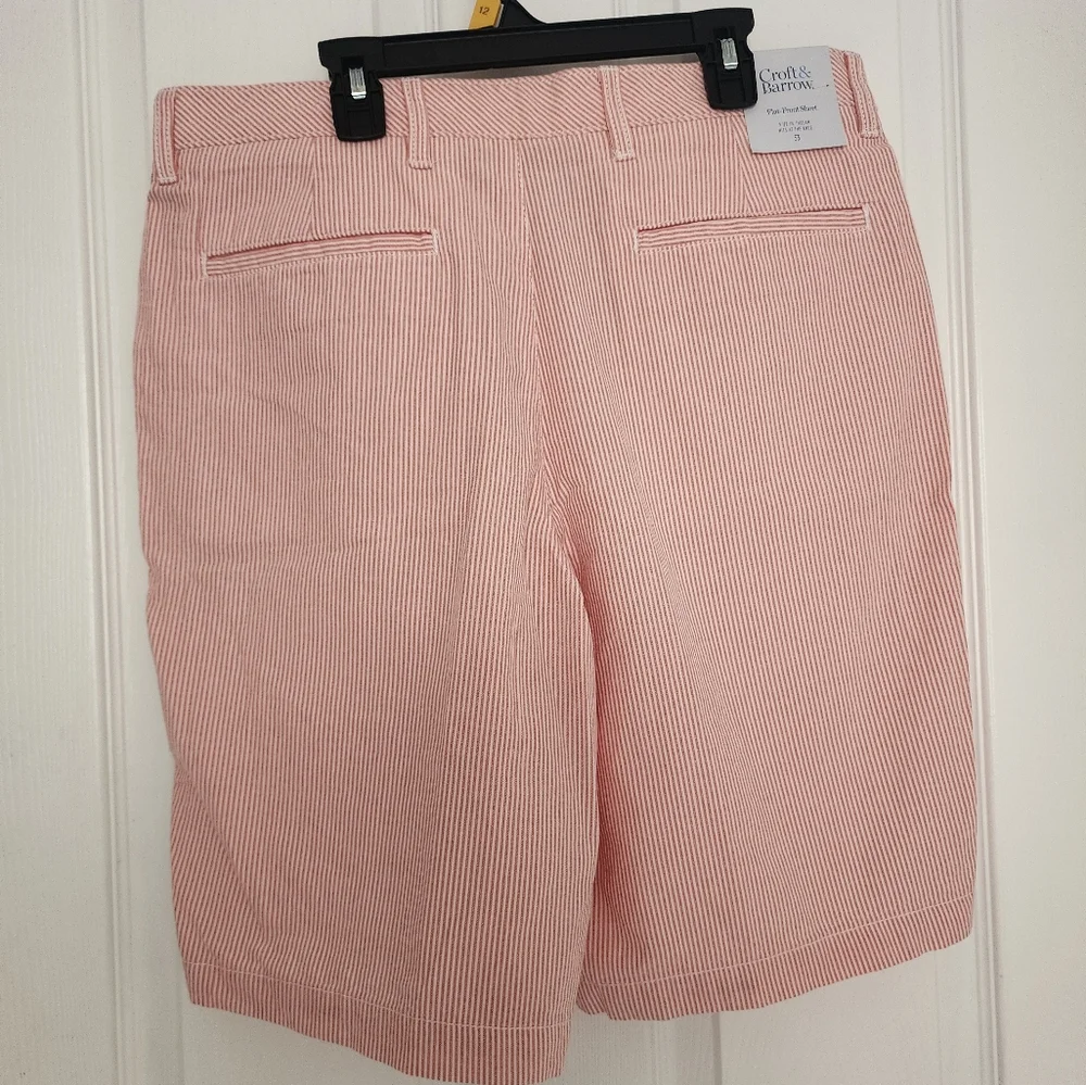 Men's short‎ Croft&Barrow, size 33, striped